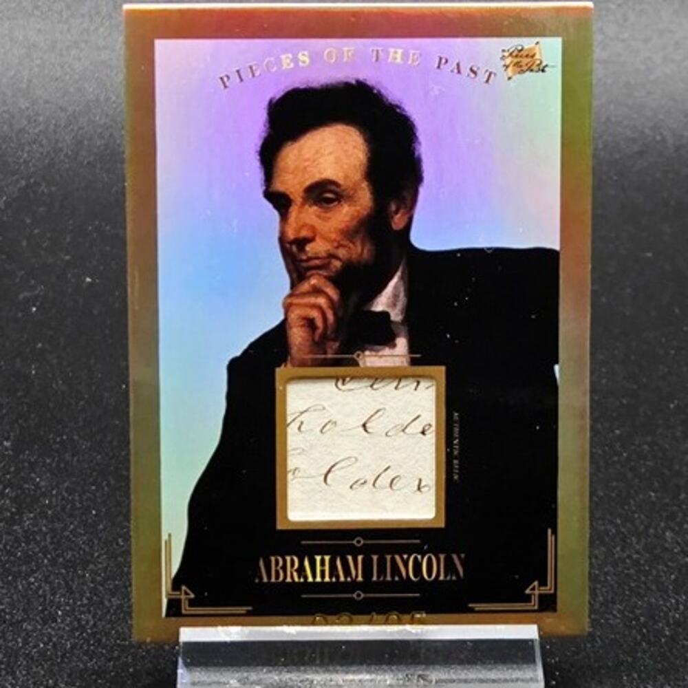 Authentic Handwriting Relic of Abraham Lincoln 02/05 16th President of the USA